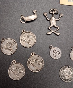 lot 80 image: Sterling Silver Charms