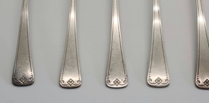 lot 141 image: Sterling Silver Spoon Set