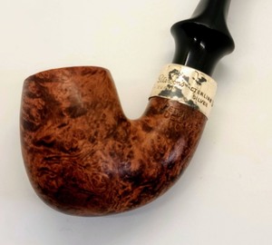 lot 148 image: Peterson Deluxe Tobacco Pipe Accented with Sterling Silver