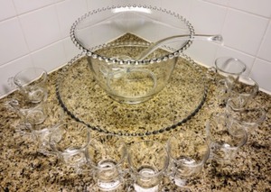 lot 166 image: Punch Bowl Set