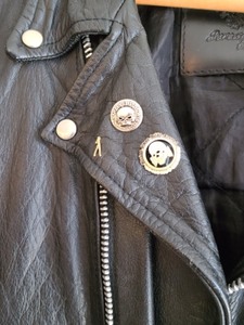 lot 190 image: Screaming Eagle Leather Jacket