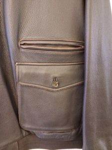 lot 194 image: Brooks Brothers Leather Coat