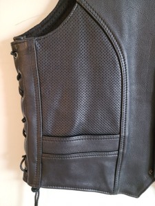 lot 201 image: Mens Leather Vest