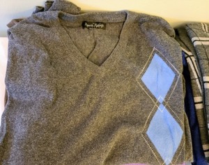 lot 208 image: Mens CashmereWool Long Sleeve Sweaters