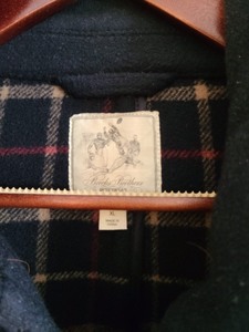 lot 213 image: Brooks Brothers Navy Wool Coat