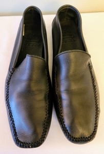 lot 235 image: Martinelli Black Leather Loafers