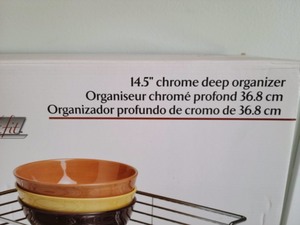 lot 249 image: Pair of Glidez Chrome Sliding Drawer Organizers