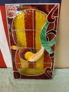 lot 31 image: Stain glass