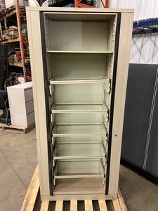 lot 11 image: Commercial Rotating Storage Cabinet