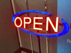lot 27 image: Lot Of 3-D Open Sign, Sign Frame, Tri-Pods, Etc