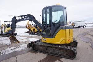 2011 John Deere Model 50D Mid Size Tracked Excavator