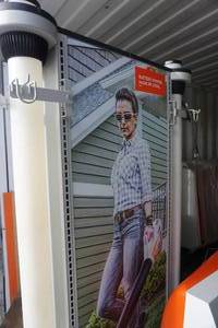 Stihl Triangle Shaped Lighted Tool StorageDisplay Rack