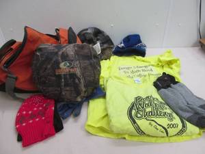 Duffle bag, clothing accessories