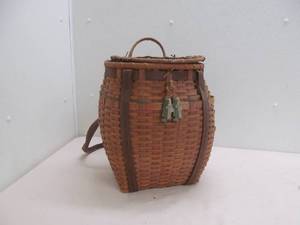 Woven fish basket