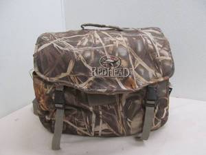 red head camo bag