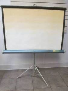 vintage projection screen