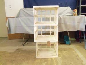 Plastic Stackable White Shelves...