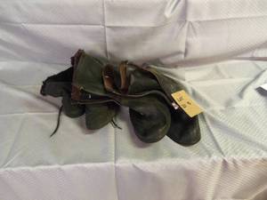 Boots 1 rubber pair and 1 cloth pai...