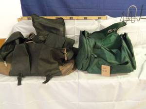 Duffel Bags 1 Green 1 Black...