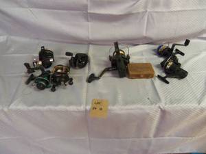 Box full of Fishing reels...
