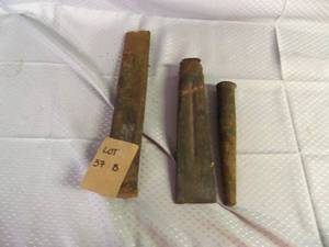 Antique Log splitting wedges...