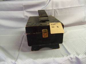 Vintage Shoe Shining kit with woode...