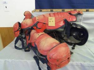 Plastic Shin Guards and Batting hel...