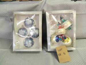 Glass Colorful Christmas Ornaments...