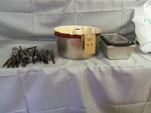 Vintage metal bread pans...