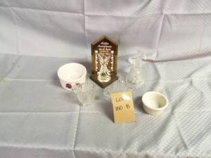 Glass bell, Angel, Gold Plaque, Gla...