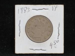 lot 101 image: 1883 No Cents Liberty Nickel