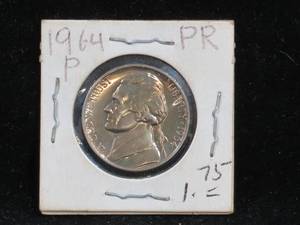 lot 109 image: 1964-P Jefferson Nickel - Proof