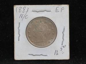 lot 110 image: 1883 No Cents Liberty Nickel - Great Details