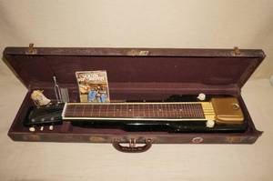 lot 7 image: Vintage Vega Lap Steel Guitar with Case