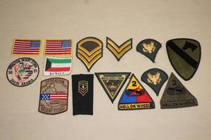 lot 28 image: Military Patches - Desert Storm Era