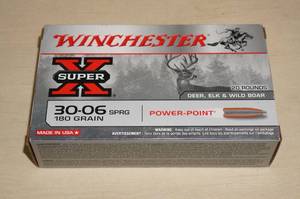lot 21 image: 20 Rounds Winchester .30-06 180 Grain Super-X Ammo