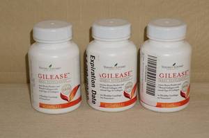 lot 36 image: (3) 60 Capsule Bottles of Young Living Agilease Herbal Supplements