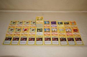 lot 56 image: Pokemon Red Number Cards