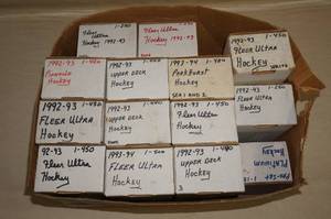 lot 65 image: Assorted Hockey Cards - Complete Sets