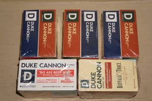 lot 122 image: 10 Bars of Duke Cannon Soap - Whiskey and Beer