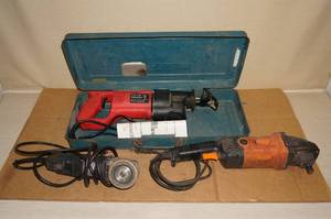 lot 87 image: 3 Corded Power Tools