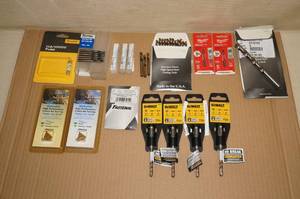 lot 109 image: Various Drill Bits, Cutting Tools