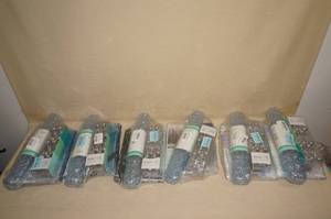 lot 116 image: 6 Sets - Shower Curtains, Hooks, Bath Mats