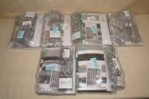 lot 117 image: 6 Sets - Shower curtains, Hooks