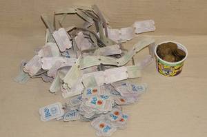 lot 123 image: Chuck E Cheese Tokens and Tickets, Some Dave and Busters