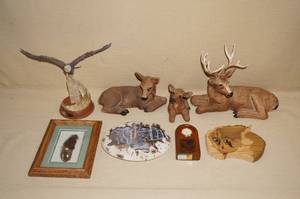lot 168 image: Wildlife Home Dcor