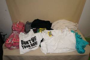 lot 196 image: T-Shirts and Clothing - All Appear Unworn, Many with Tags