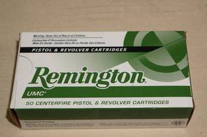 lot 18 image: Box of 50 Remington UMC 9mm Luger 115 Gr MC Ammo