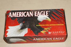 lot 23 image: Box of 50 Federal American Eagle .44 Rem Mag 240 Gr JHP Ammo