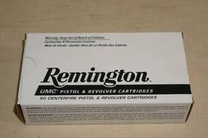 lot 27 image: Box of 50 Remington UMC .45 Auto FMJ Ammo